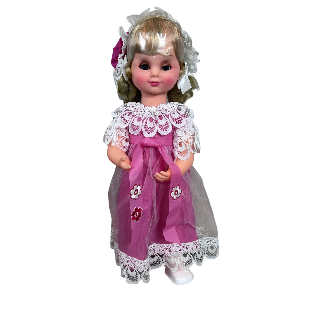 Vintage Jenny Wedding Bride Musical Doll Real‎ Rocking Motion Ideal Toy Corp 18"